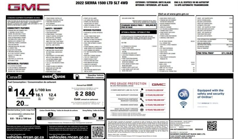 
								2022 GMC Sierra 1500 Limited SLT X31 Off-Road full									