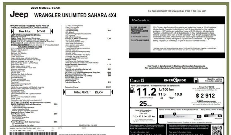 
								2020 Jeep Wrangler Unlimited Sahara full									