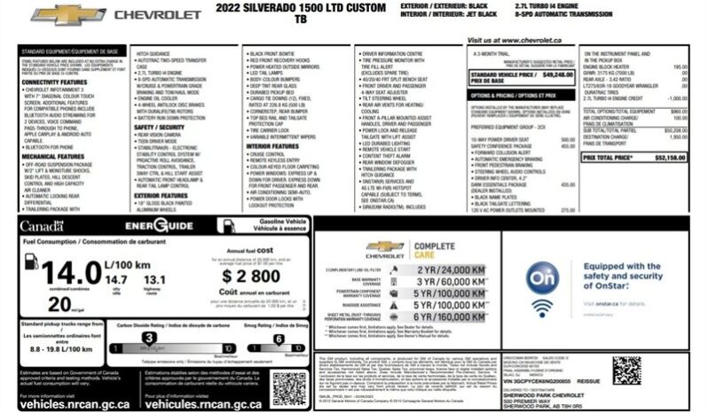 
								2022 Chevrolet Silverado 1500 Limited Custom Trail Boss full									