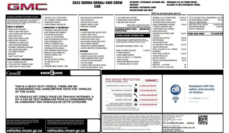 
								2023 GMC Sierra 3500 Denali Diesel Dually full									