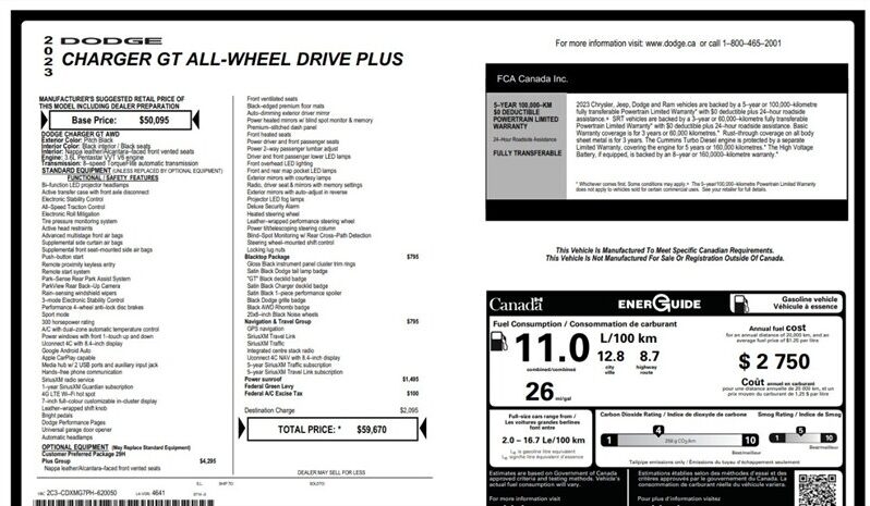 
								2023 Dodge Charger GT full									