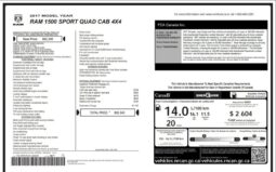 
										2017 RAM 1500 Sport full									