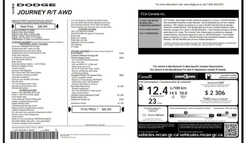
								2017 Dodge Journey GT full									