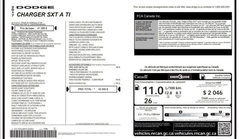 
								2017 Dodge Charger SXT full									