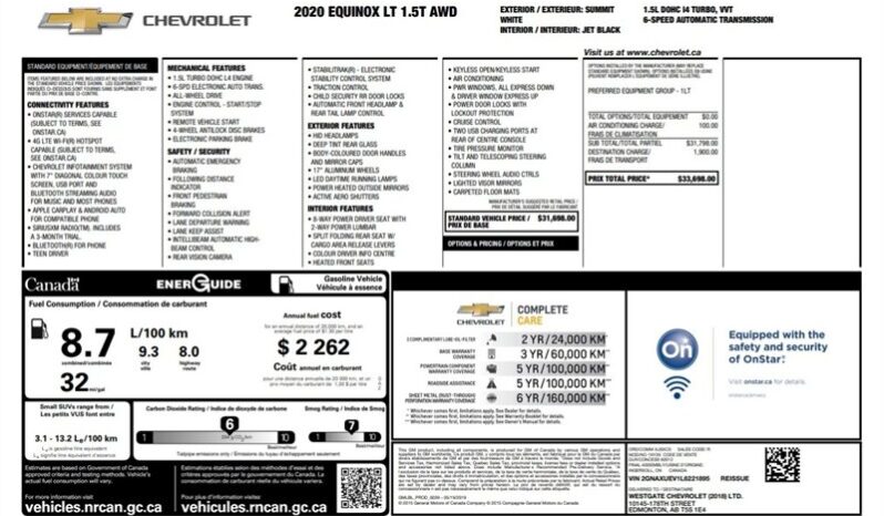 
								2020 Chevrolet Equinox LT full									