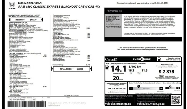 
								2019 RAM 1500 Classic Express Blackout full									