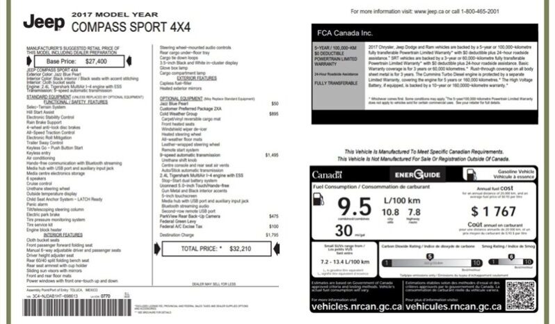 
								2017 Jeep Compass Sport full									